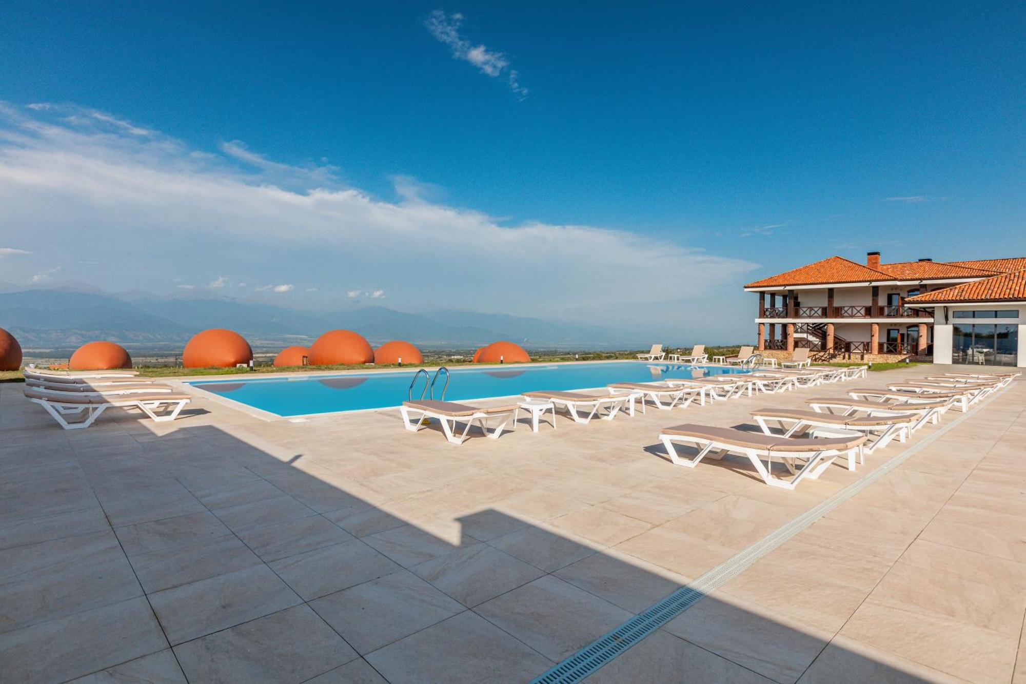 Hotel Qvevrebi Telavi Extérieur photo